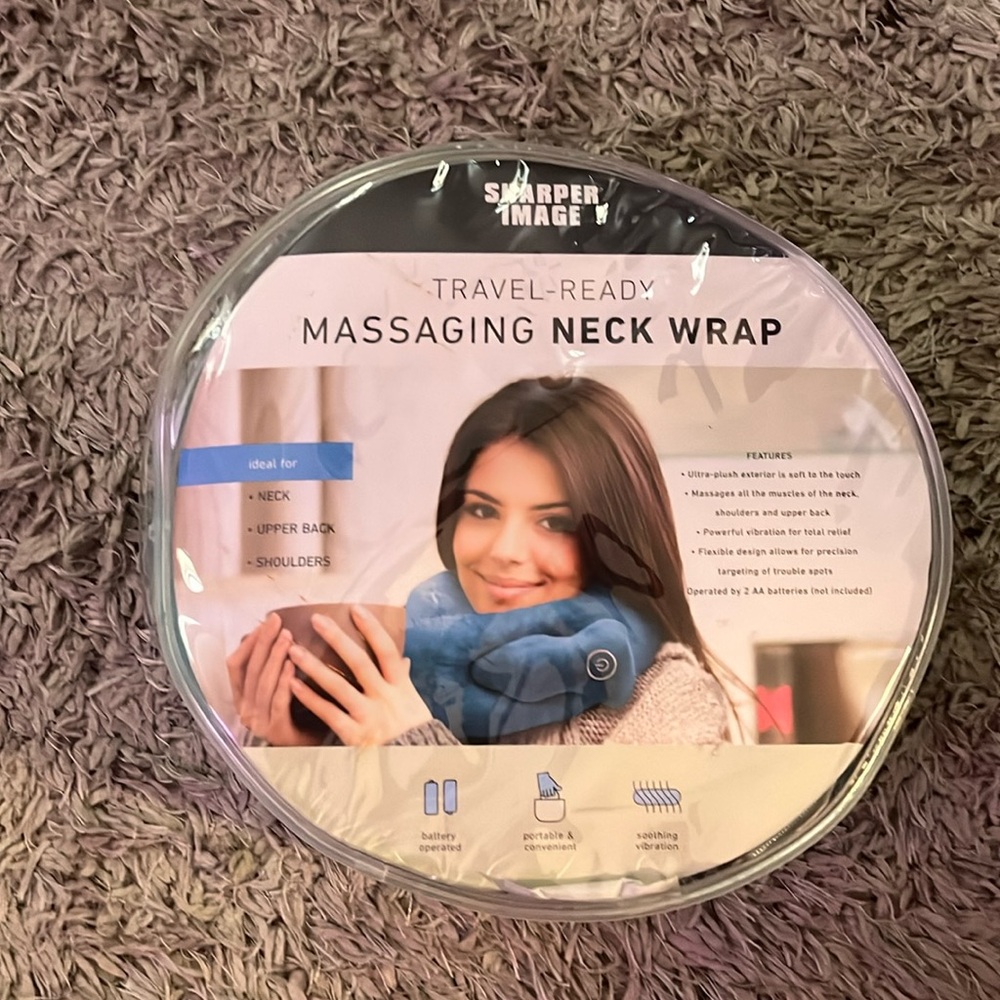 Sharper Image Massaging Neck Wrap